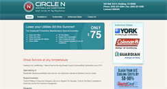 Desktop Screenshot of circlenhvac.com