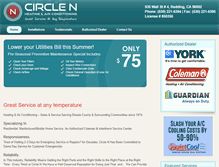 Tablet Screenshot of circlenhvac.com